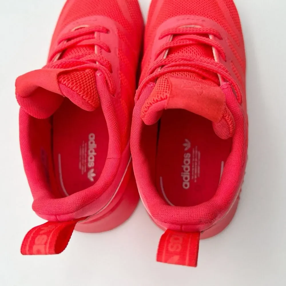 Adidas Originals Multix GX2226 Unisex Toddler Shoes Neon Orange Pink Size 9 K